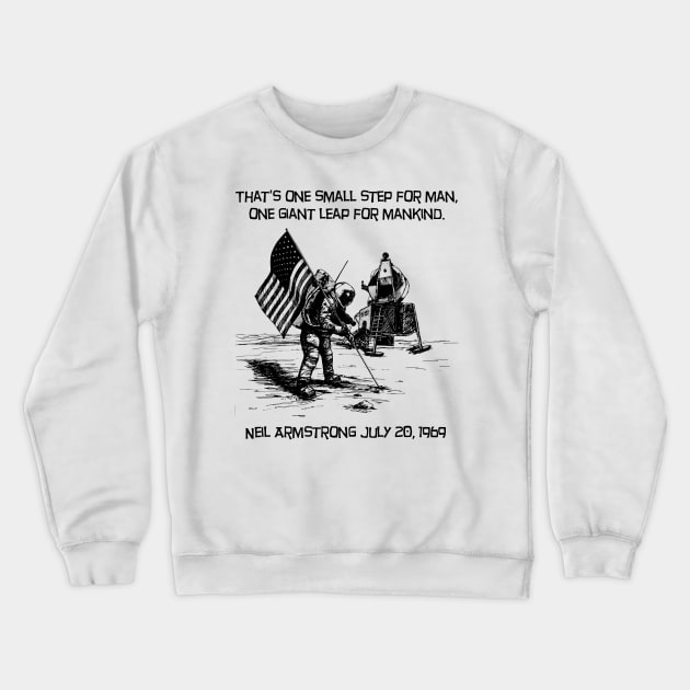 Apollo 11 1969 Crewneck Sweatshirt by GoodDisneyGirl